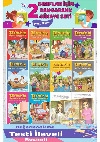 2. Sınıf Okumayı Sevdiren 10'lu Hikaye Seti