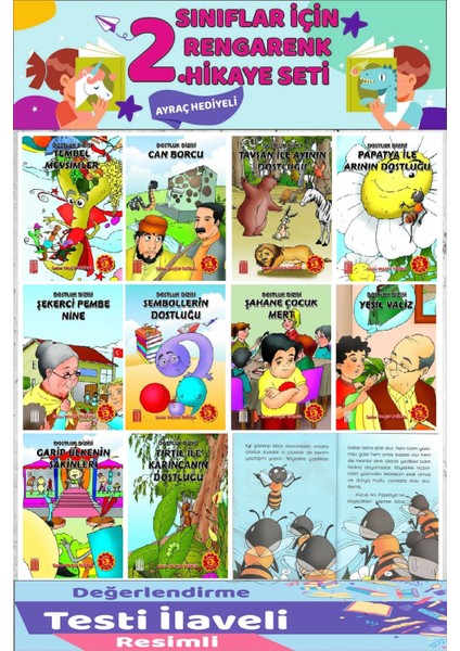 2. Sınıf Okumayı Sevdiren Hikaye Seti 10'lu