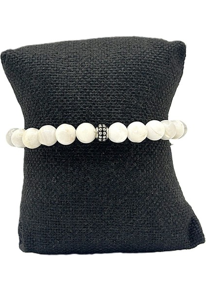 Unisex Esnek Misinalı Doğal Taş Bileklik