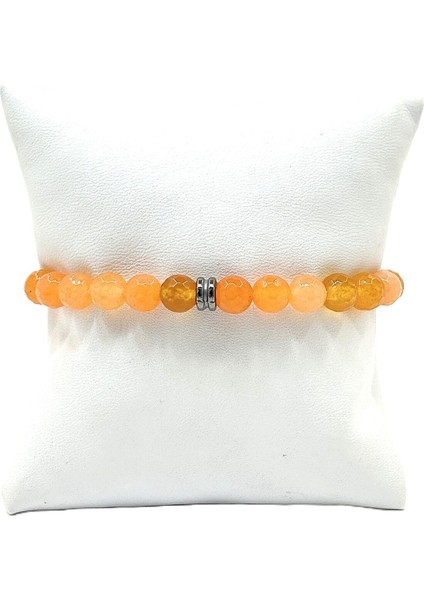 Unisex Esnek Misinalı Doğal Taş Bileklik