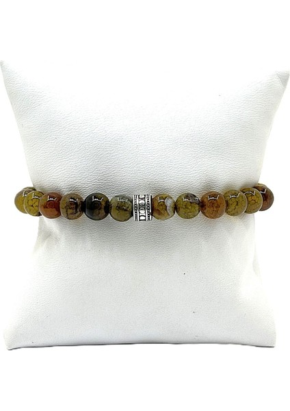 Unisex Esnek Misinalı Doğal Taş Bileklik