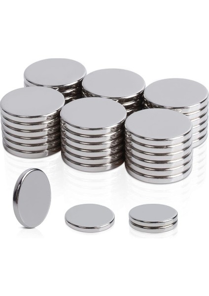 Neodyum Mıknatıs Dekoratif Magnet Güçlü Çekim 12 x 1.5 mm