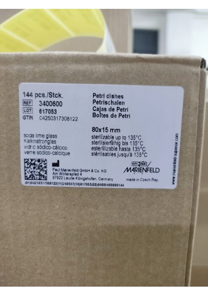Petri Kabı 80 mm 8 cm (2 Adet)