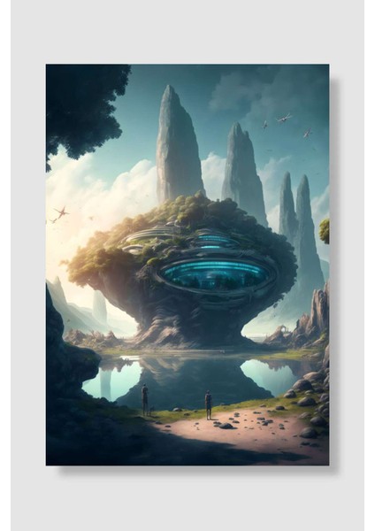 Eco Tech Development Araba Poster Çerçevesiz Yüksek Kalite Araba Afiş Duvar Poster