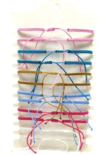 12’şerli Ayarlanabilir Ipli Unisex Bijuteri Bileklik Seti fiyatları