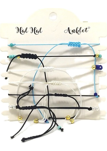 6’şarlı Ayarlanabilir Ipli Unisex Bijuteri Bileklik Seti fiyatları