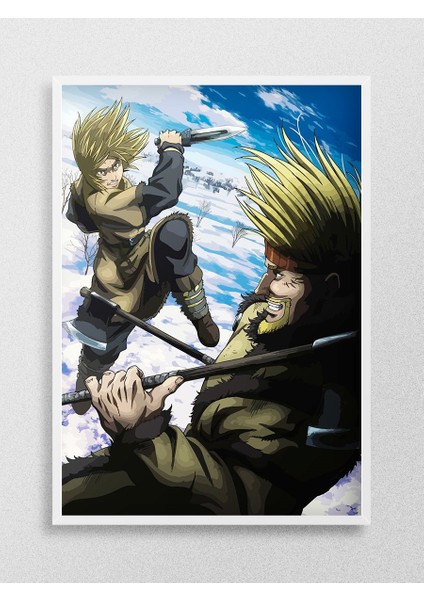 Vinland Saga Anime Poster Çerçevesiz Yüksek Kalite Anime Duvar Poster