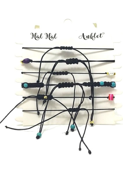 6’şarlı Ayarlanabilir Ipli Unisex Bijuteri Bileklik Seti fiyatları