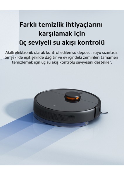Yeni Nesil Lds Lazer Navigasyon 10.000 Titreşim/dk Sonik Titreşimle Olağanüstü Temizlik Performanslı Robot Süpürge, Onerous Lambader Hediye fiyatları