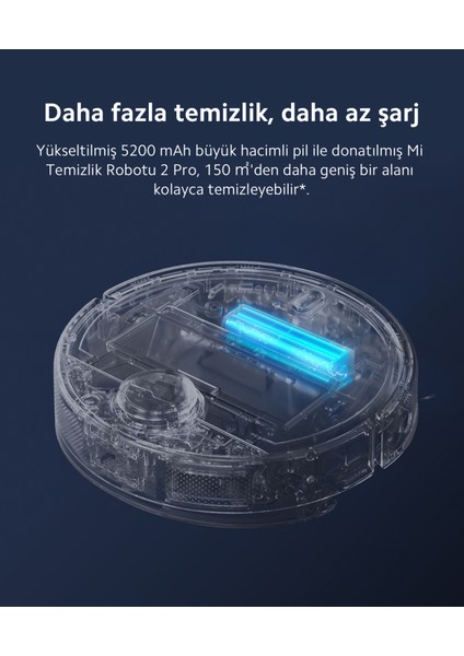 Yeni Nesil Lds Lazer Navigasyon 10.000 Titreşim/dk Sonik Titreşimle Olağanüstü Temizlik Performanslı Robot Süpürge, Onerous Lambader Hediye indirimleri