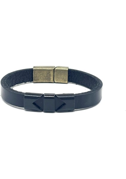 Unisex Mıknatıs Kilitli Deri Bileklik fiyatları