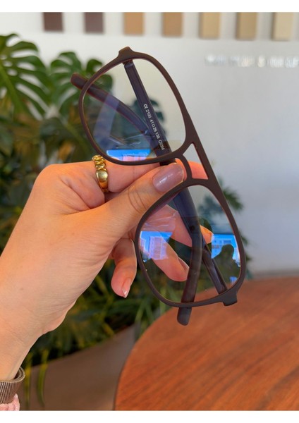 Buena Kahverengi Mat Çift Köprülü Mavi Işık Korumalı Gözlük fiyatları