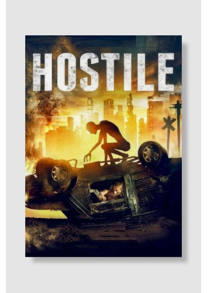Hostile Movie Araba Poster Çerçevesiz Yüksek Kalite Araba Afiş Duvar Poster