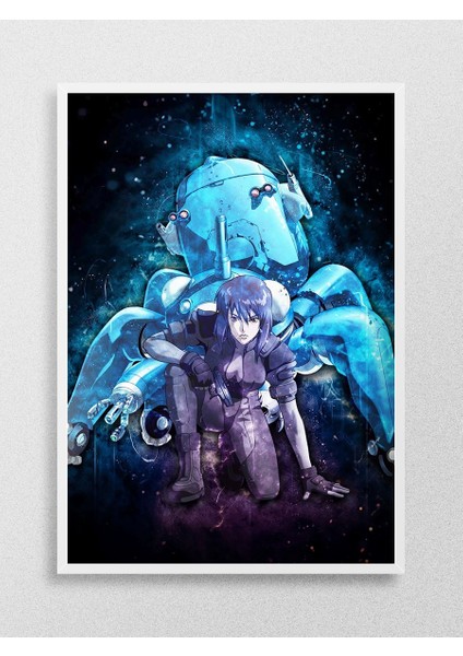 Ghost In The Shell Anime Poster Çerçevesiz Yüksek Kalite Anime Duvar Poster