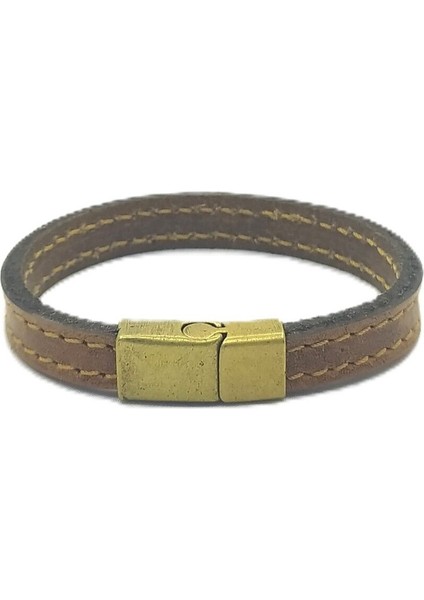 Unisex Mıknatıs Kilitli Deri Bileklik modelleri