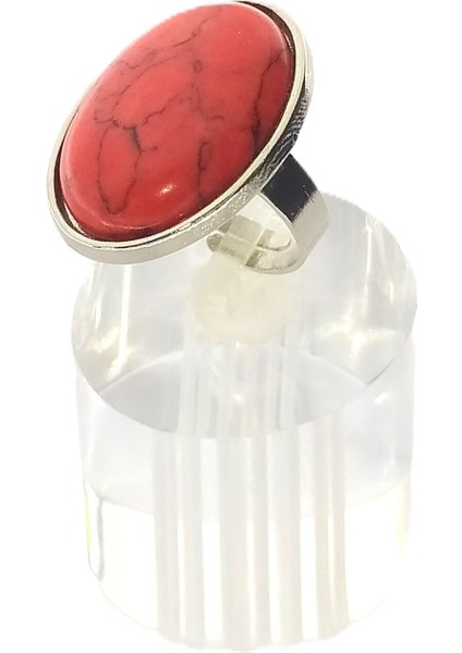 Kadın Ayarlanabilir Doğal Taş Yüzük