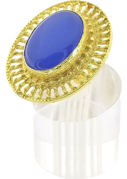 Kadın Ayarlanabilir Doğal Taş Yüzük