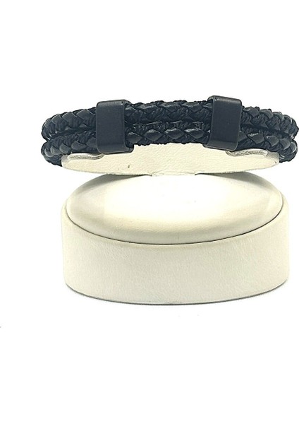 Unisex Mıknatıs Kilitli Deri Bileklik fiyatları