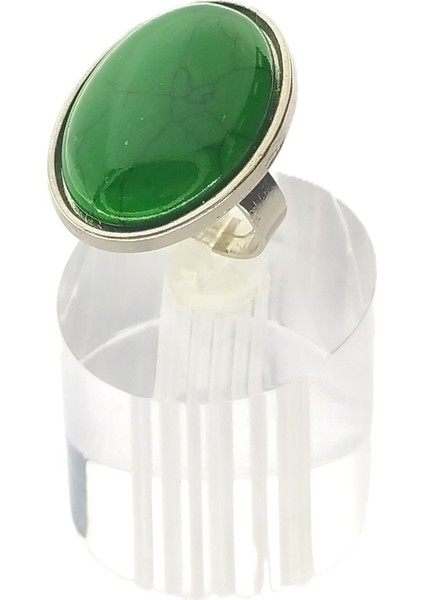 Kadın Ayarlanabilir Cam Taş Yüzük