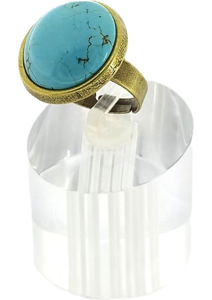 Kadın Ayarlanabilir Doğal Taş Yüzük