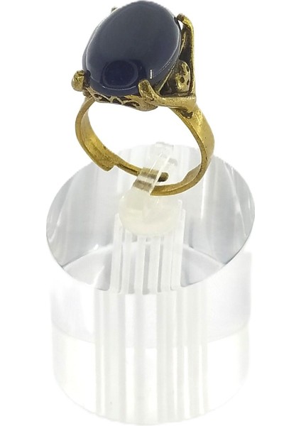 Kadın Ayarlanabilir Doğal Taş Yüzük