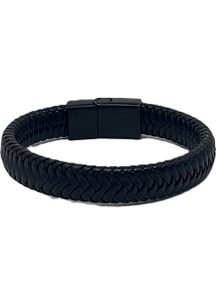 Unisex Mıknatıs Kilitli Deri Bileklik modelleri