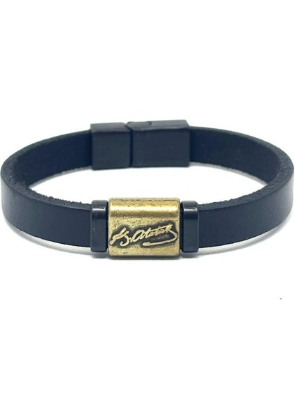 Unisex Mıknatıs Kilitli Deri Bileklik fiyatları
