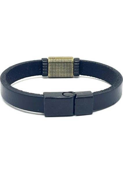 Unisex Mıknatıs Kilitli Deri Bileklik modelleri