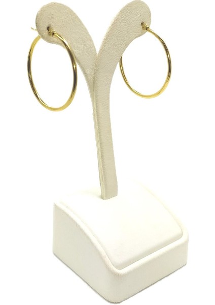 Kadın Halka Çelik Küpe