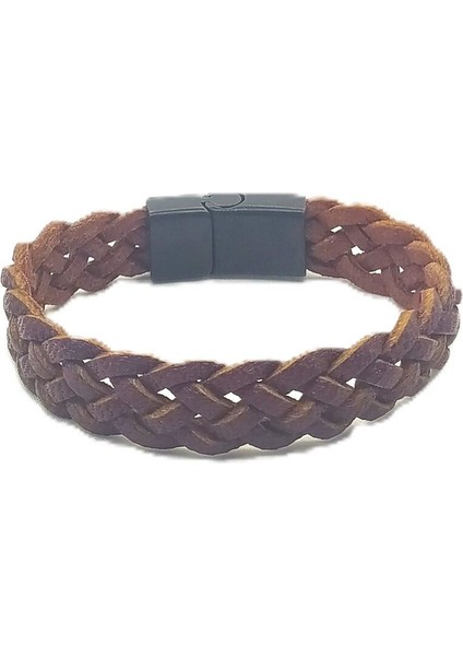 Unisex Mıknatıs Kilitli Deri Bileklik fiyatları