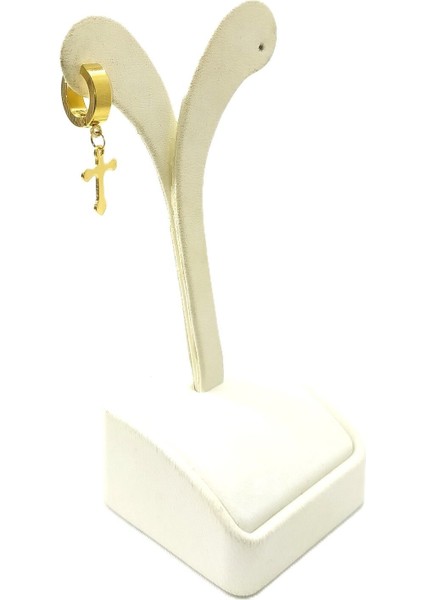 Kadın Sallantı Çelik Küpe