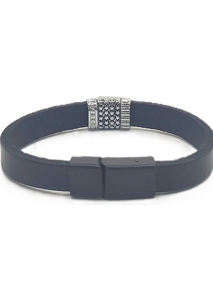 Unisex Mıknatıs Kilitli Deri Bileklik modelleri