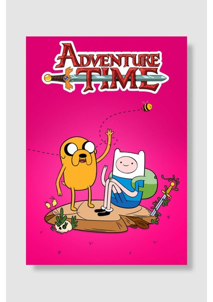 Adventure Time Dizi Poster Çerçevesiz Yüksek Kalite Dizi Afiş Duvar Poster