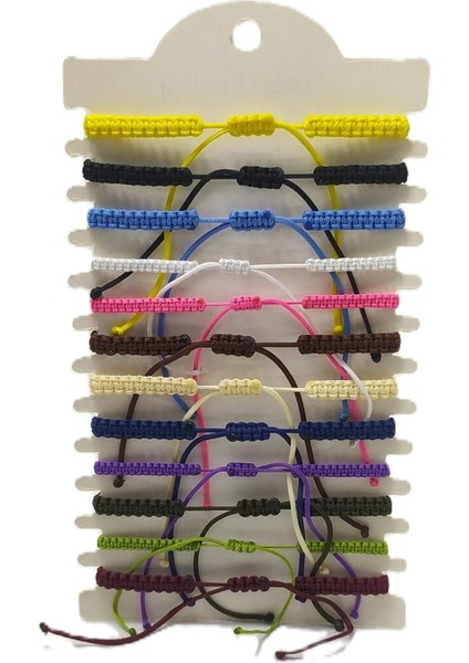 12’şerli Ayarlanabilir Ipli Unisex Bijuteri Bileklik Seti fiyatları