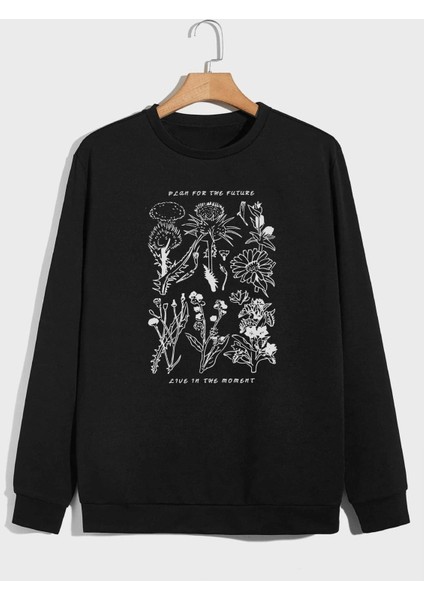 Unisex Plan For Baskılı Sweatshirt 3iplik