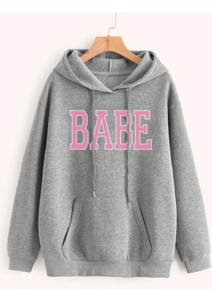 Babe Baskılı Sweatshirt