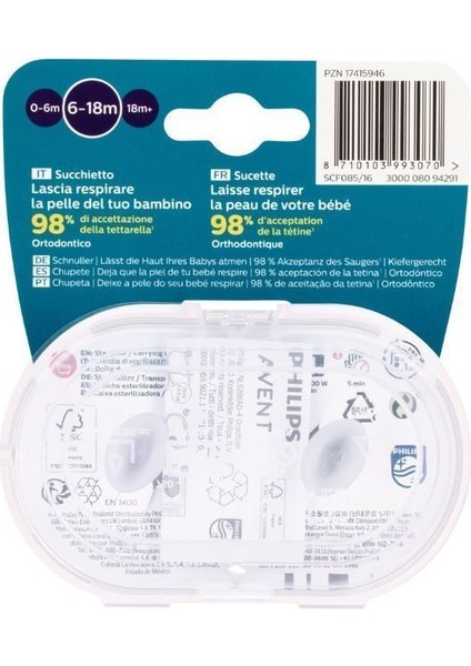 Philips Avent Ultra Air Emzik 6-18 Ay modelleri