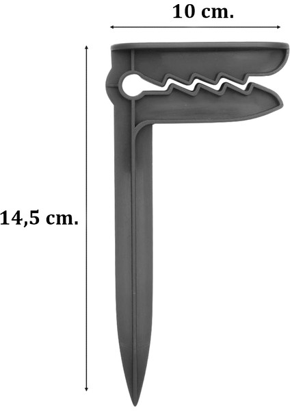 2'li Havlu Kazığı - Plaj Mandalı - Havlu Mandalı - Kazıklı Mandal - Havlu Sabitleyici - Beach Towel Holder - Plaj Kazığı 2 ADET