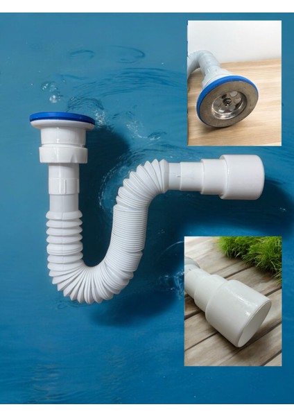 Körüklü Lavabo Sifonu 50'lik Çıkış