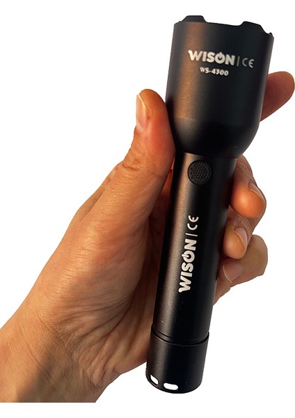 WS-4300 Şarjlı El ve Tüfek Feneri Avcı Feneri Tüfek Bağlatılı 1200 Lümen