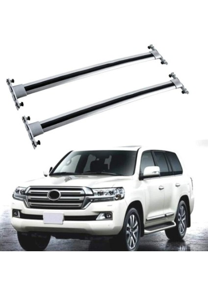 Toyota Land Cruiser 200 2008-2016 Uyumlu Ara Atkı - Gümüş