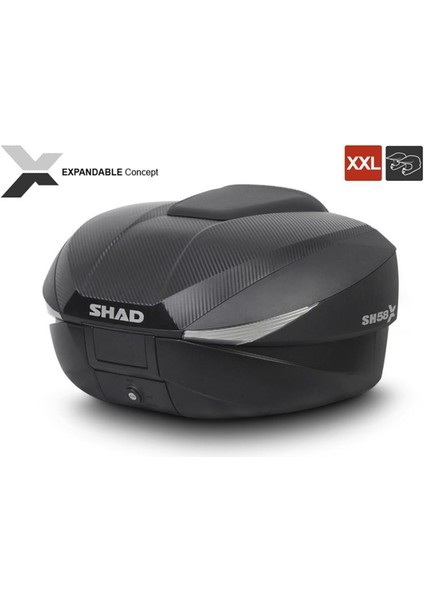 SH58X Arka Çanta Siyah Carbon ve Sırt Dayama Pedi indirimleri