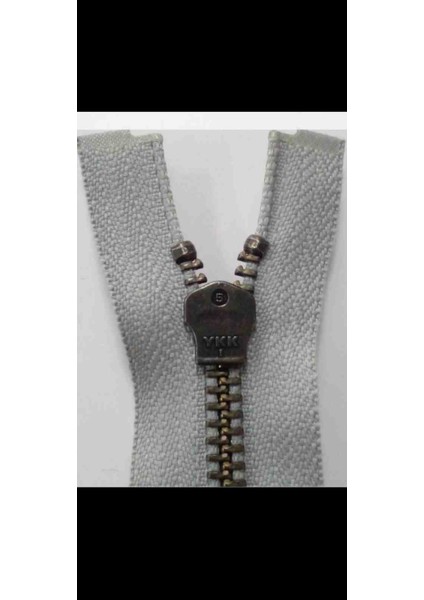 80 cm 1 Adet Eskitme Gümüş Diş Rengi 5 No Metal Ykk Separe Fermuar Açık Gri Renk modelleri