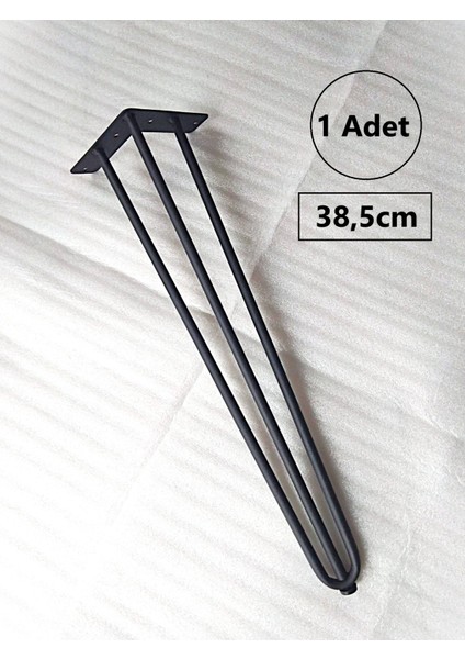 1 ADET-Metal Firkete Ayak-Siyah Renk-MFA1