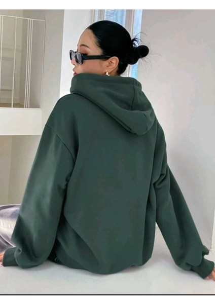 Bhvr Baskılı Ünisex Kapüşonlu Oversize Sweatshirt fiyatları