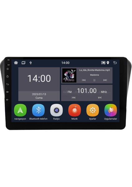 Nissan Micra Android Multimedya Sistemi (2018-2020) NV464