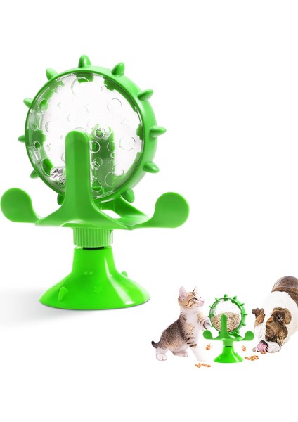 Interaktif Kedi Oyuncağı - Besleyici Bulmaca ve Yavaş Yedirici