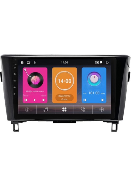 Nissan Qashqai Android Multimedya Sistemi (2014-2020) NV6644K