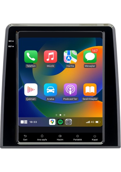 Renault Clio 5 Android Multimedya Sistemi (2020-2023) Tesla