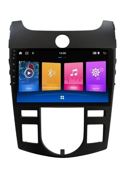 Kia Cerato Android Multimedya SISTEMI(2010-2012) Digital Klima 4+64 GB 2k QLED